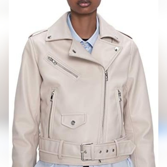Zara NWOTs Faux Leather Moto Jacket - Picture 2 of 11